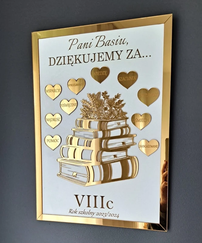 PODZIĘKOWANIE DLA NAUCZYCIELA W FORMIE OBRAZU  Z MOTYWEM KSIĄŻEK.jpg