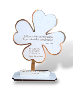 Statuetka Koniczynka z CYTATEM i Dedykacją (2).png