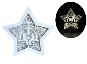 Lampka led GWIAZDA Boże Narodzenie Dekoracja świąteczna