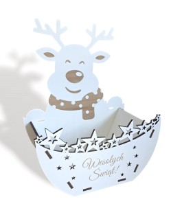 Boże Narodzenie koszyczek na pierniczki świąteczna dekoracja Ranifer