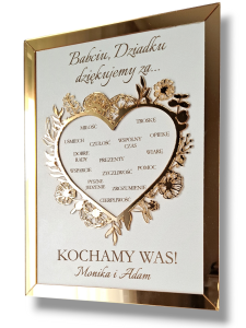 Podziękowanie dla Babci i Dziadka dzień babci i dziadka ślub  (1)